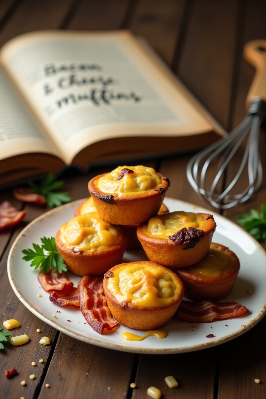 Bacon & Cheese Muffins Recipe Pack